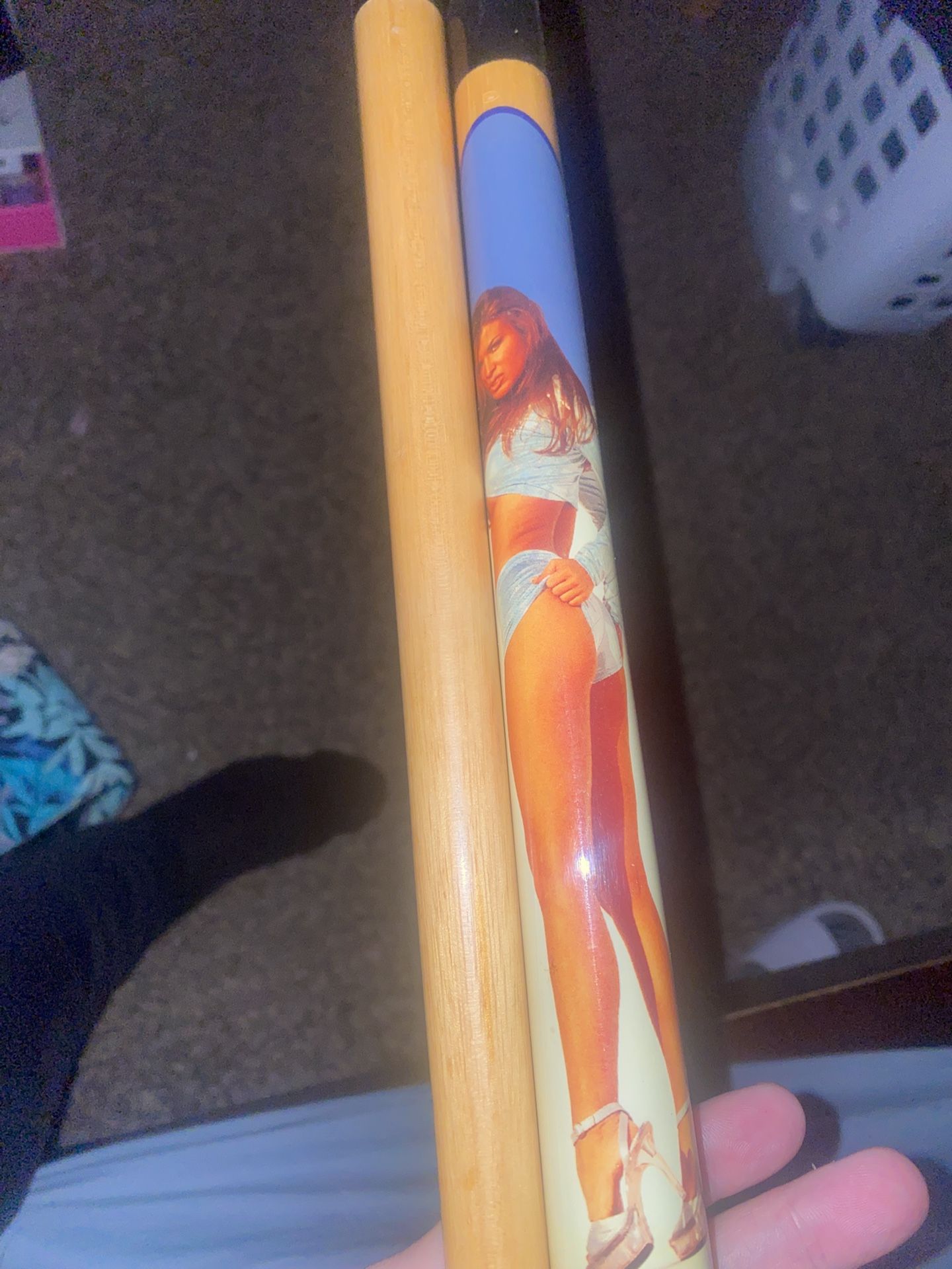 Vintage Limited Edition Playboy Carmen Electra Billiards Pool Cue Stick