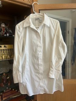 Chico’s Long white Shirt - size 0