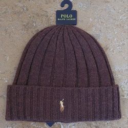 Polo Ralph Lauren Brown Beanie 
