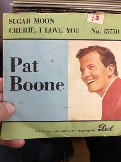 Pat Boone 45 Record with color jacket