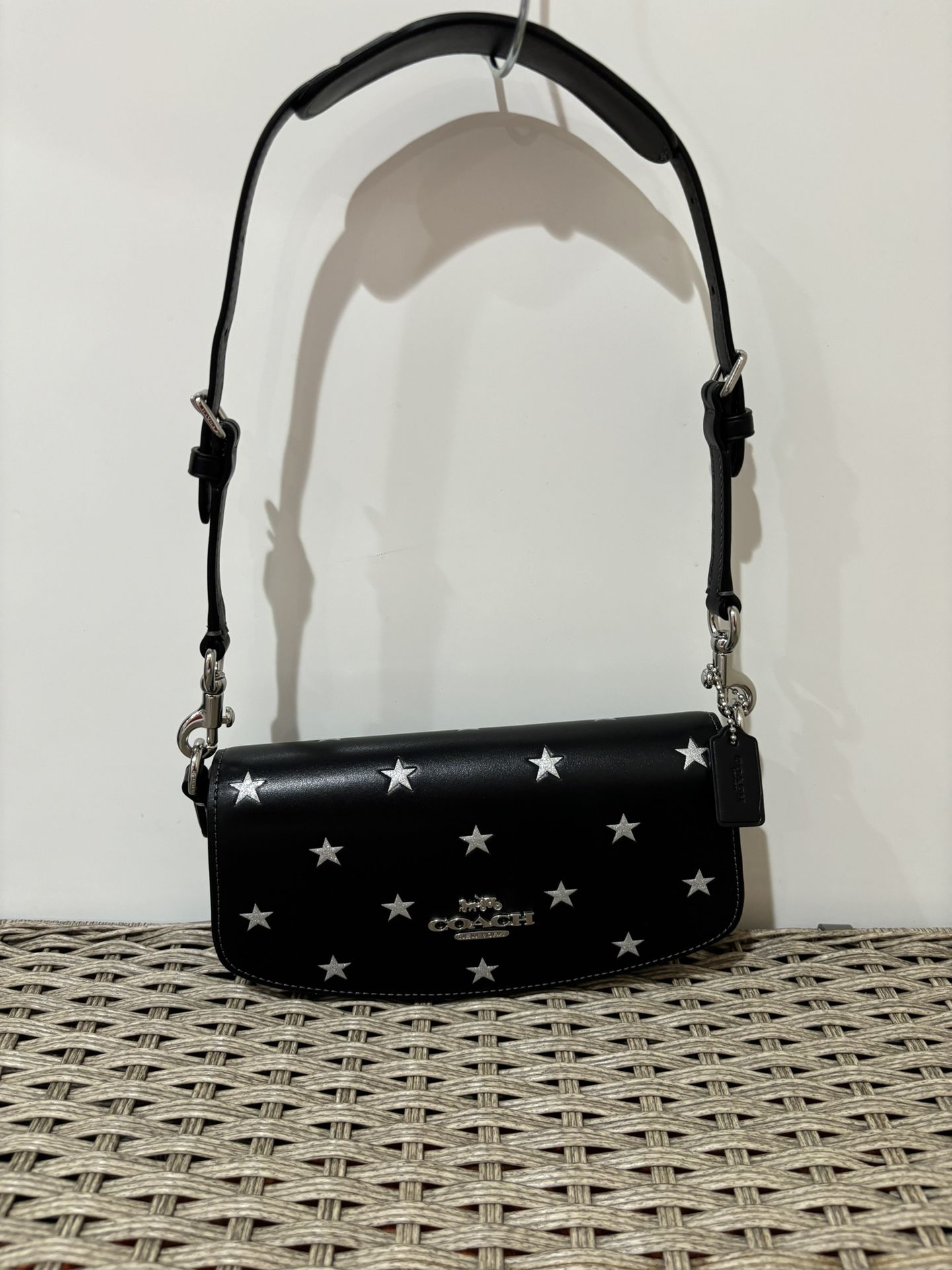 Coach Andrea Black Bag With stars