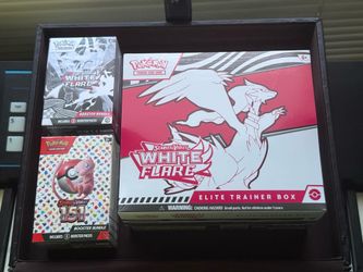151 booster bundle, white flare bundle, etb pokemon