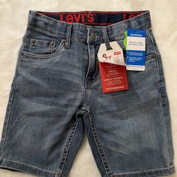 Boys LEVIS Jean Shorts New Size 8 