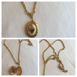 Joyeria fina 1928 cadena larga con camafeo