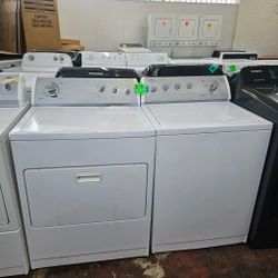 Whirlpool Top Load Washer And Electric Dryer Set Set Working Perfectly 4-months Warranty 