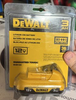 DEWALT 12V MAX DCB124 3Ah Lithium-Ion Battery
