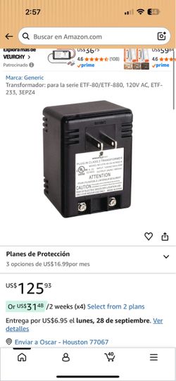 Plug-In Class 2 Transformer 24VAC
