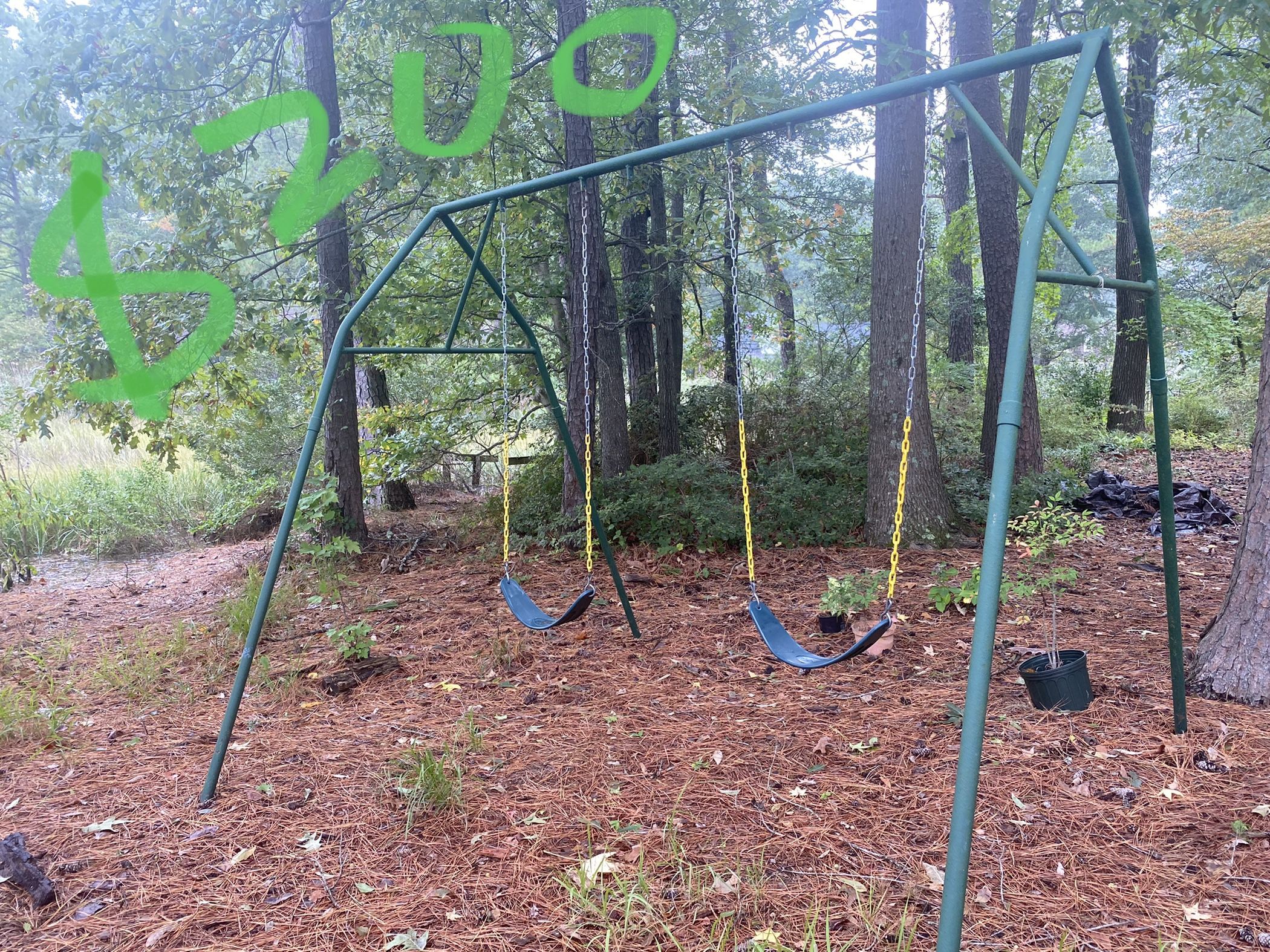 Heavy Duty Pipe Swing Set Commercial Grade