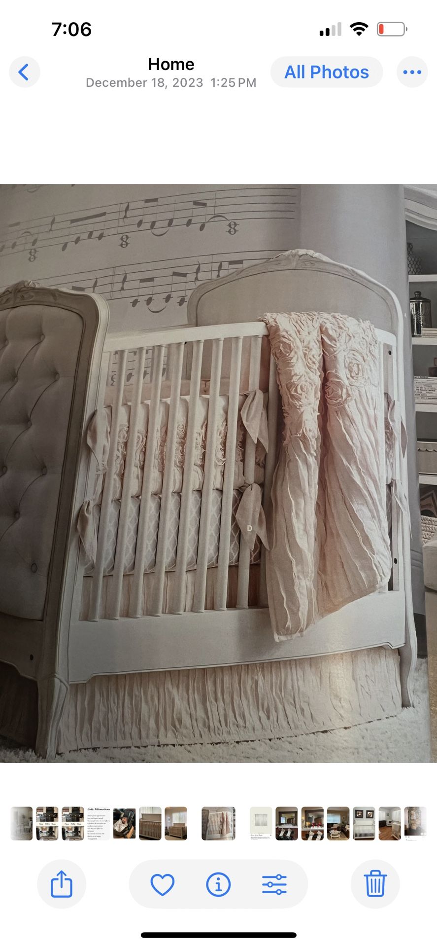 RESTORATION HARDWARE Crib Bedding