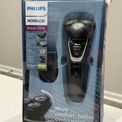 NEW Philips Norelco Electric Shaver 5100 Wet & Dry W/ Precision Trimmer S5210/81