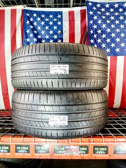 ✅ 2 of Same Brand Used Tires 275/35ZR22 PIRELLI PZERO PZ4 RSC RUN FLAT MAX PERF SUMMER 275 35 22
