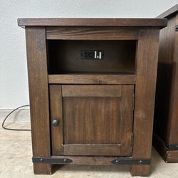 Wooden End Table