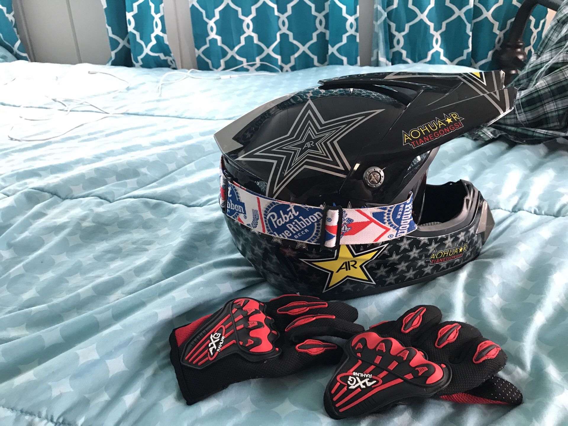 Pabst blue ribbon dirt bike helmet sale