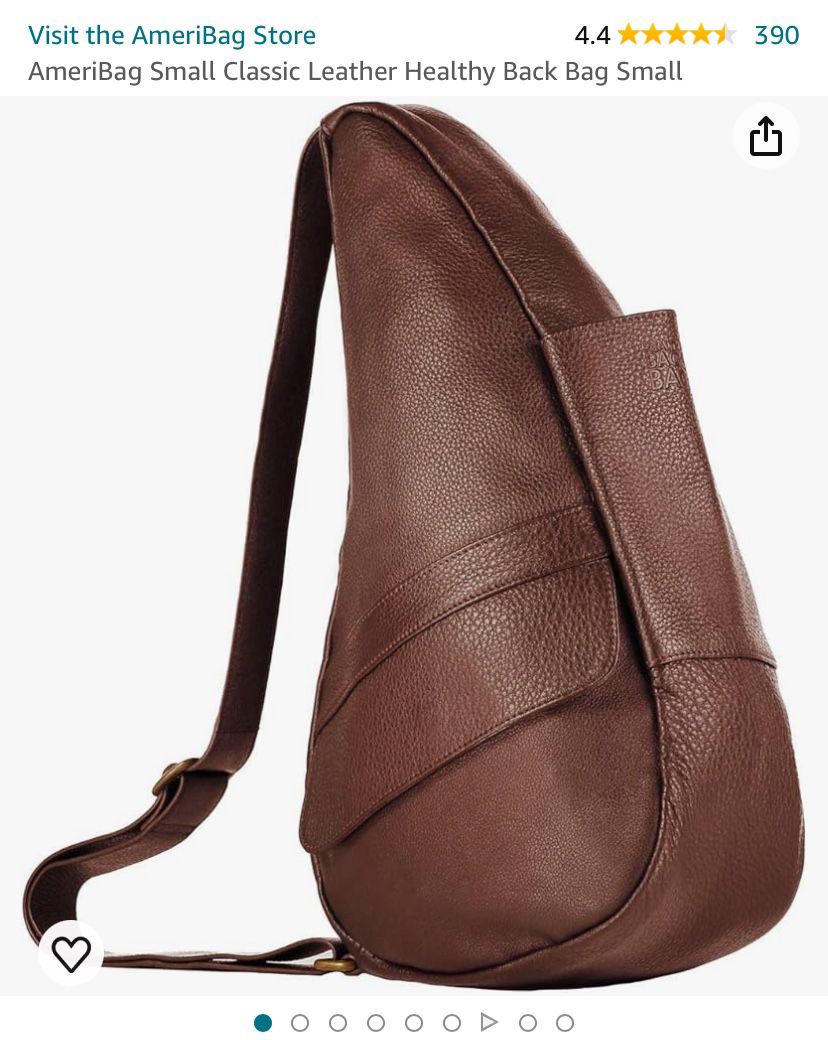 Ameribag Leather Back Bag