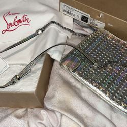 CHRISTIAN LOUBOUTIN Specchio Galactic/Spikes Bag/Clutch