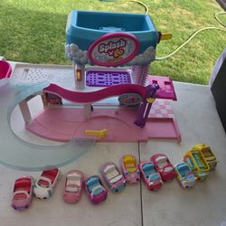 Cutie Cars And Car Wash Set