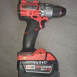 1/2 Hammer Drill/ Driver With A 5.0 Battery Brand New Open To Offers 
