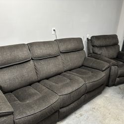 Matching Couch And Recliner Chair 