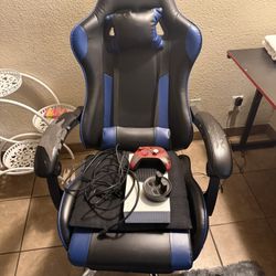 Xbox Series S And Gaming Chair