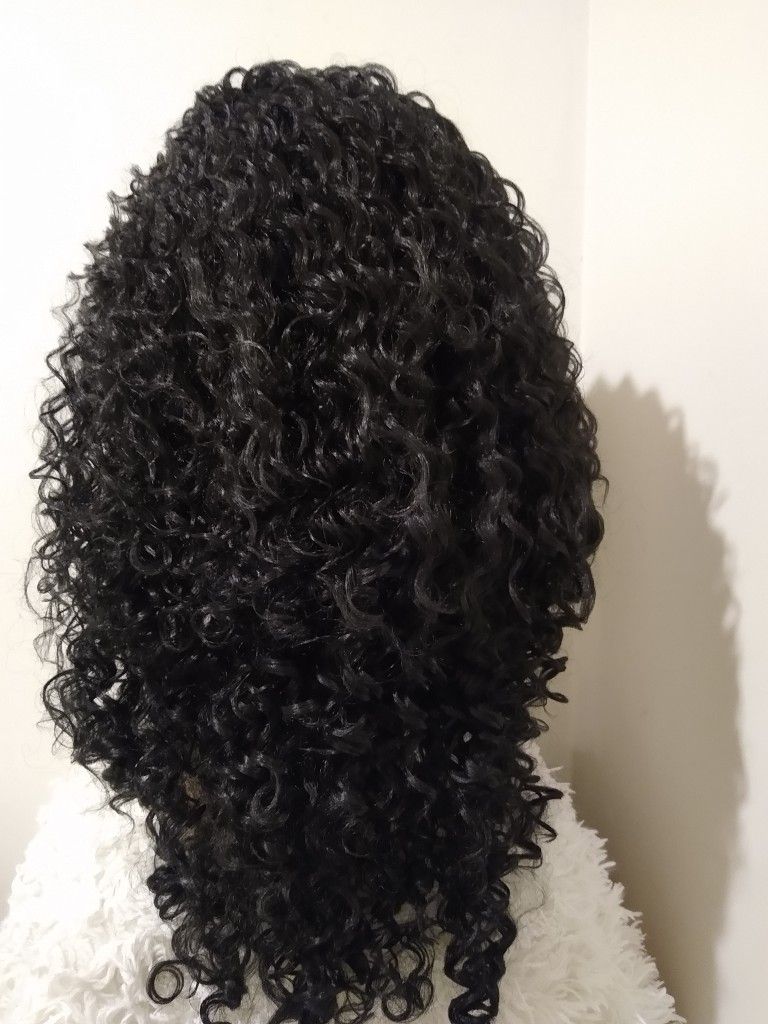 Free Parting Human Hair Blend Lace Front Wig