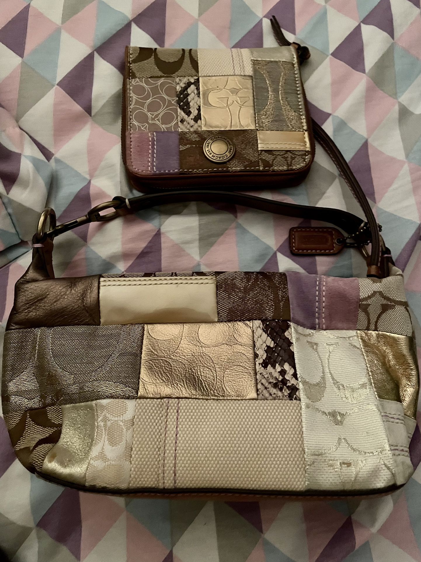 Coach purse and matching wallet.