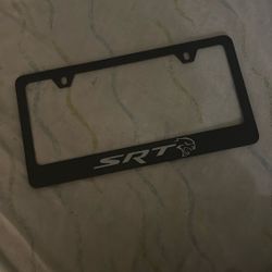SRT hellcat license plate cover