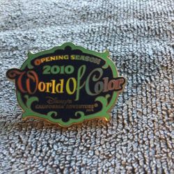 2010 Disney World of Color Cali. Adventure opening season pin