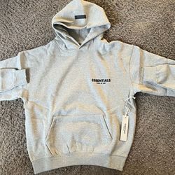 Dark Gray Fear Of God Essential Hoodie 