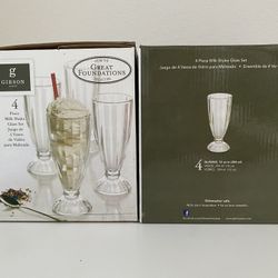 Gibson Milkshake Glass Set Of 4