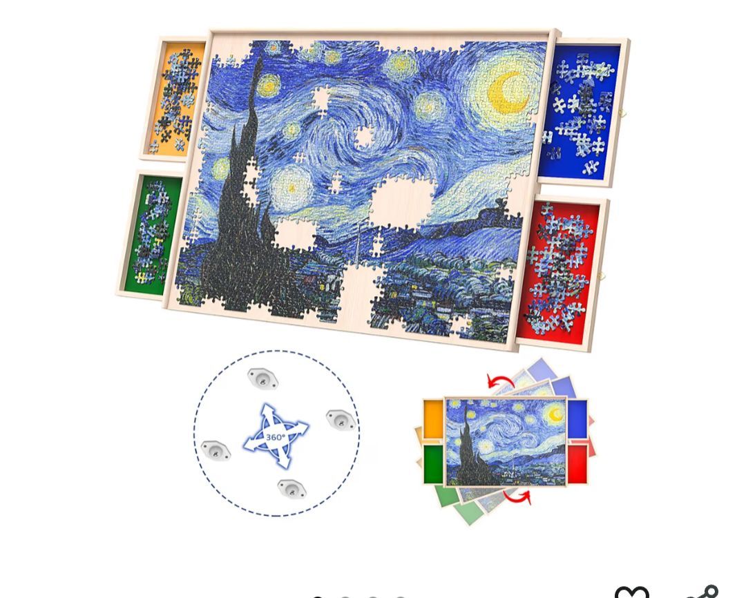 Rotating Puzzle Board