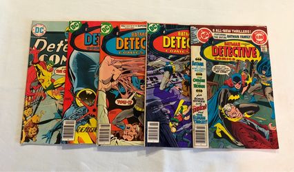 Comic books Batman Detective lot of 5 DC