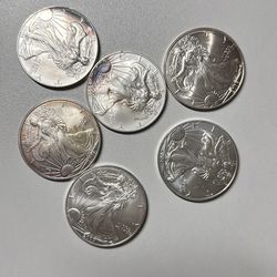AMERICAN SILVER EAGLES SILVER COINS SILVER BULLION