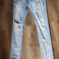 Light Blue Purple Jeans