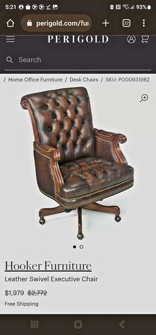 High Class/Quality Offices Leather Swivel Boss Chair