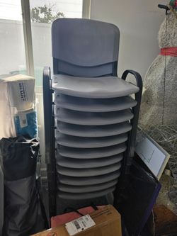 Hard Shell Office Chairs 11 total