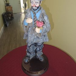 Emmett Kelly "I Love You" Limited Edition Figurine - Dave Grossman (1991)  