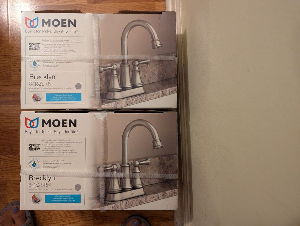Moen Bathroom Faucet - Set of Two