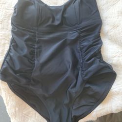 Womans Black Bathing Suit