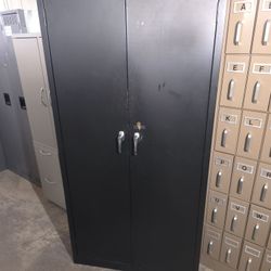 Black Storage Cabinet 
