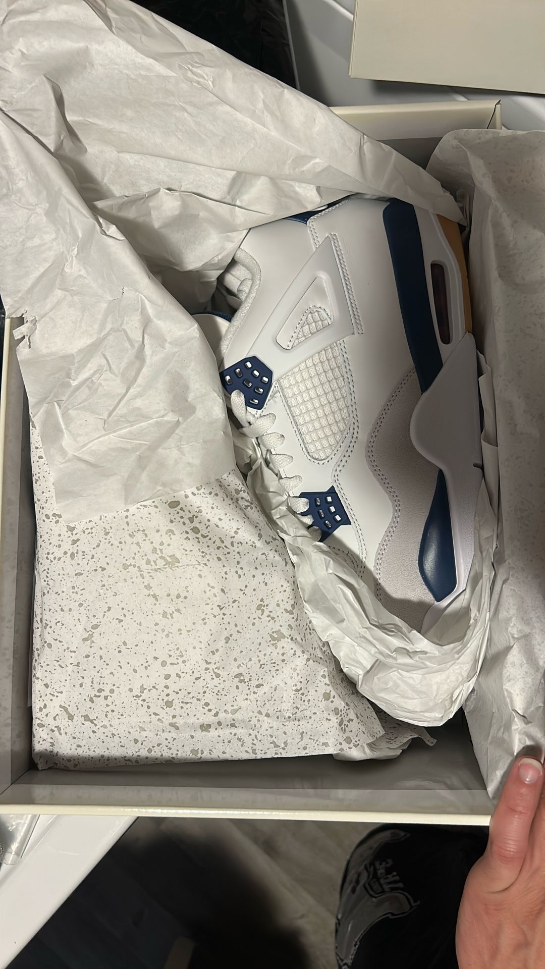 Nike Sb Air Jordan 4 Navy Blue Size 10.5