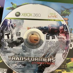 Xbox 306 Transformer Game