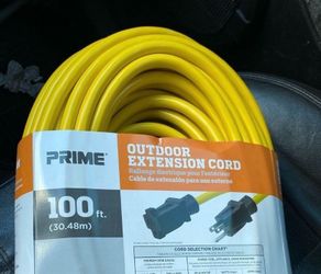 100 Ft Extension Cord 14 G