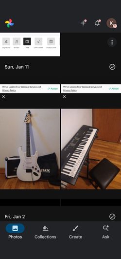 New LYX guitar & keyboard with bench seat