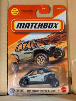 Matchbox Polaris Rzr Pro R 4 Sport 
