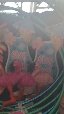 Stay Cool Tropical Drink Sign