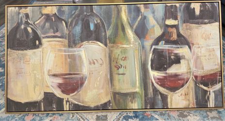 Home Décor Wine Wall Piece 47" x 23" x 2" - $25