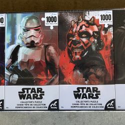 Star Wars Collector’s Puzzle Set – 4-Pack (1000 Pieces Each)