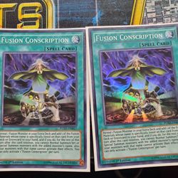 Yugioh Fusion Conscription Super Rare