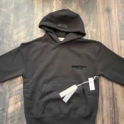 Black Essential hoodie
