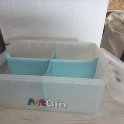 80 Assorted Bags Of Sead Beads With Plastic Carry Case